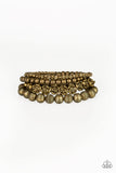 Rose Garden Gala - Brass Paparazzi Bracelet