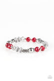 Royal Riviera - Red Paparazzi Bracelet