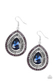 Royal Squad Multi - Blue Paparazzi Earrings