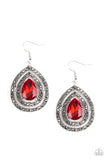 Royal Squad - Red Paparazzi Earrings