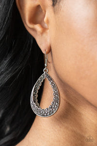 Royal Treatment - Silver Paparazzi Earrings