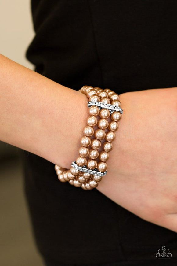 Royal Wedding - Brown Paparazzi Bracelet