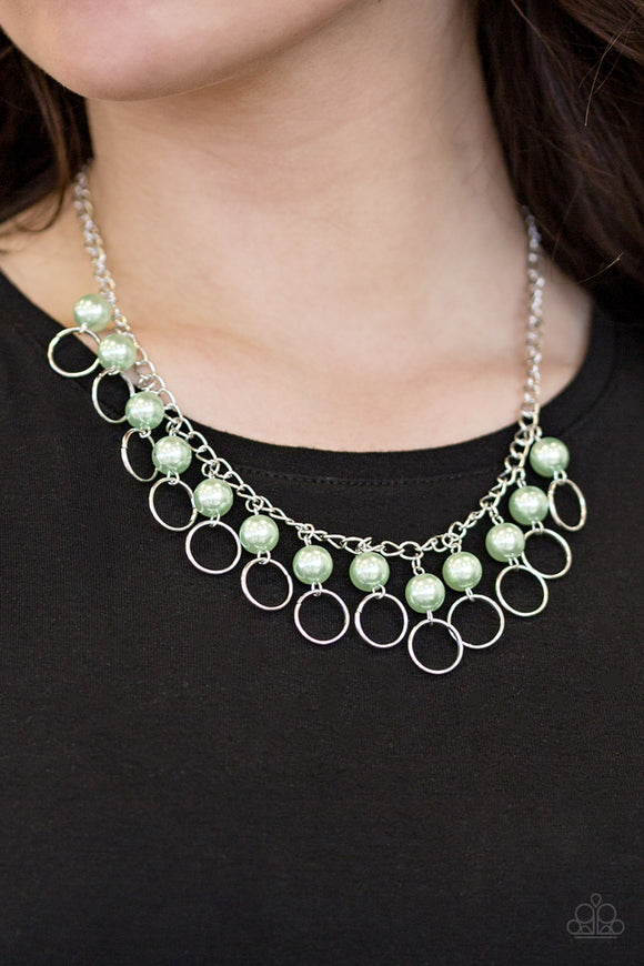 Run The Show - Green Paparazzi Necklace