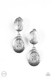 Runway Radiance - Silver Clip-on Paparazzi Earrings