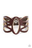 Rural Rodeo - Brown Paparazzi Bracelet - Urban