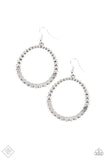 Rustic Society - Silver Paparazzi Earrings