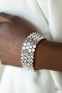 Scattered Starlight - Silver Paparazzi Bracelet