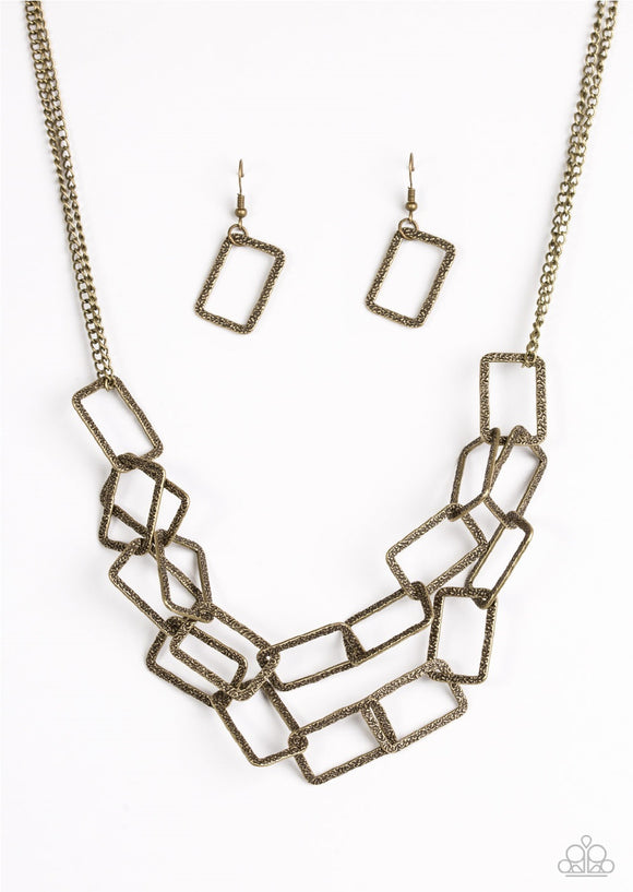 Seattle Scene - Brass Paparazzi Necklace