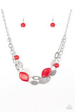 Second Nature - Red Paparazzi Necklace