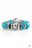 Seize The Season - Blue Paparazzi Bracelet