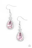 Self Made Millionaire - Pink Paparazzi Earrings