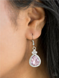 Self Made Millionaire - Pink Paparazzi Earrings