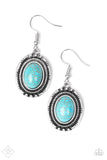 Shifting Sands - Blue Paparazzi Earrings