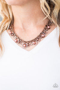 Shipwreck Style - Copper Paparazzi Necklace