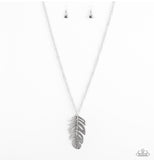 Sky Quest - Silver Paparazzi Necklace