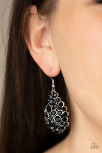 Smolder Effect - Black Paparazzi Earrings