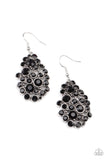 Smolder Effect - Black Paparazzi Earrings