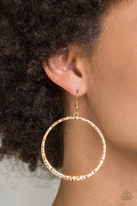 So Sleek - Gold Paparazzi Earrings