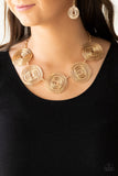 Sol Mates - Gold Paparazzi Necklace