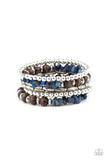 Soul Searchin' - Blue Paparazzi Bracelet