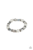 Sparking Conversation - White Paparazzi Bracelet