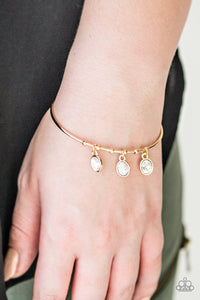 Sparkling Splendor - Gold Paparazzi Bracelet