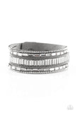 Spectacular Shimmer - Silver Paparazzi Bracelet