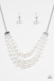 Spring Social Pearls - White Paparazzi Necklace