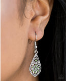 Spring Sparkle - Green Paparazzi Earrings