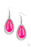 Spring Splendor - Pink Paparazzi Earrings