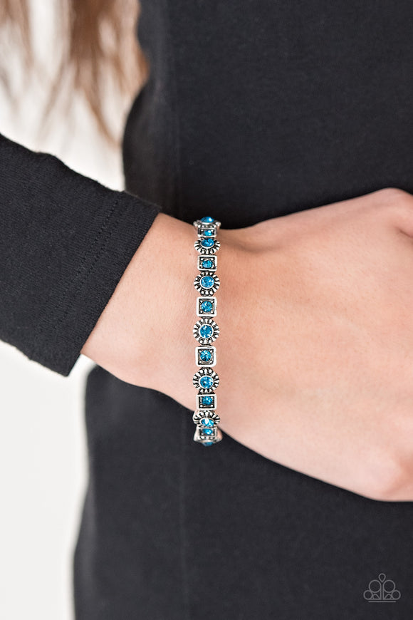 Spring Inspiration - Blue Paparazzi Bracelet