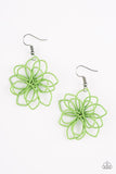 Springtime Serenity - Green Paparazzi Earrings