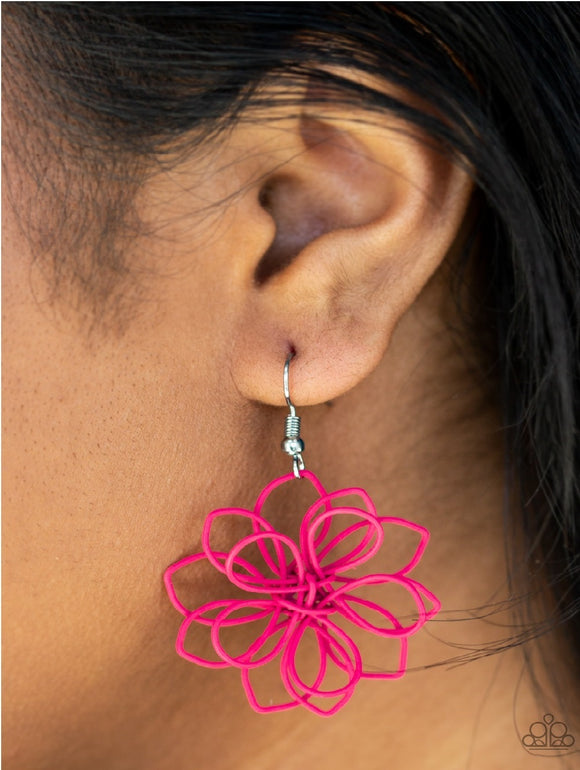 Springtime Serenity - Pink Paparazzi Earrings