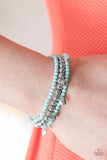 Springtime Sweethearts - Blue Paparazzi Bracelet