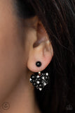 Star Studded Success - Black Paparazzi Earrings