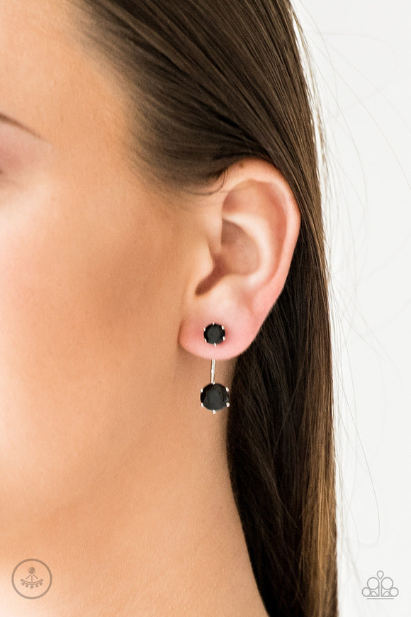 Starlet Squad - Black Paparazzi Earrings