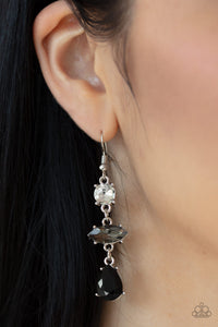 Starlet Twinkle - Black Bling Paparazzi Earrings