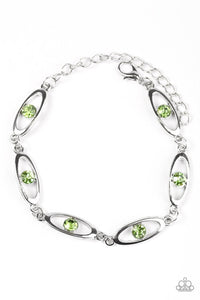 Starry Eyed - Green Paparazzi Bracelet