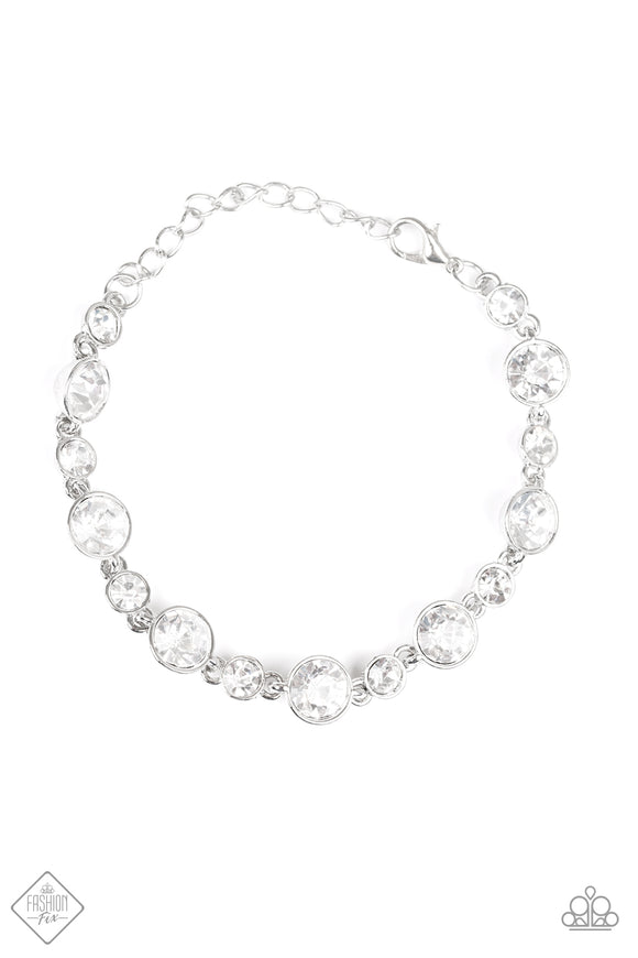 Starstruck Sparkle - White Paparazzi Bracelet