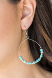 Stone Spa - Blue Paparazzi Earrings