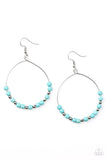 Stone Spa - Blue Paparazzi Earrings