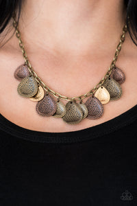 Storm Goddess Multi - Brass Paparazzi Necklace