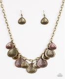 Storm Goddess Multi - Brass Paparazzi Necklace