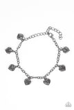 Straight Through The Heart - Black Paparazzi Bracelet