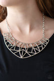 Strike While Haute - Silver Paparazzi Necklace