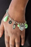 Summer Adventure - Green Paparazzi Bracelet