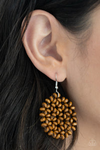 Summer Escapade - Brown Paparazzi Earrings