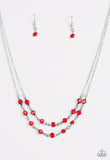 Summer Girl - Red Paparazzi Necklace