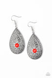 Summer Sol - Red Paparazzi Earrings