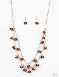 Super Supernova - Brown Paparazzi Necklace